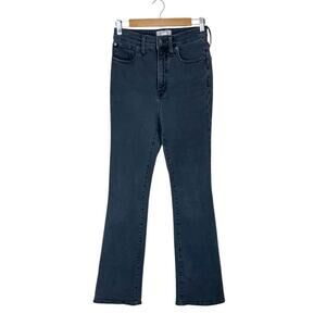 Madewell Skinny Flare Jeans High Rise Black Size 27